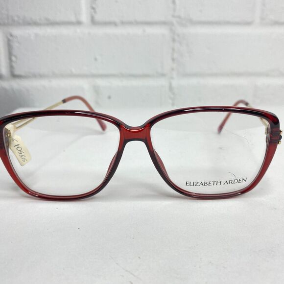 Elizabeth Arden EA-615-3 Red Square Full Rim Eyeglasses Frames A3 H2057 - Picture 2 of 9